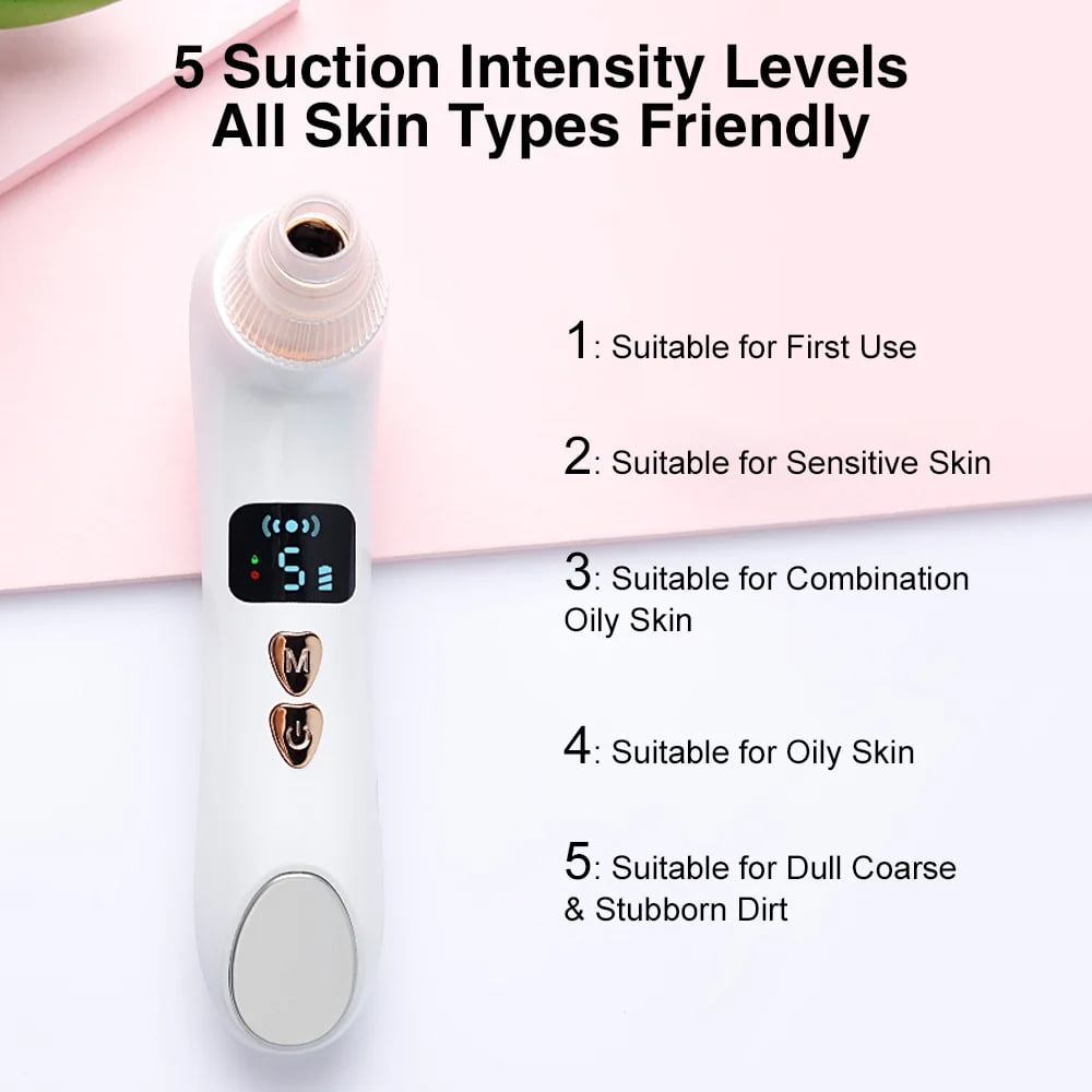 RUTAWZ Blackhead Remover Vacuum with Camera, Facial and Nose Pore Cleaner Pore Extractor Pimple Extractor,6 Probes Blackhead Vacuum Cleaners Kit Electric Acne Extractor, Skin Care Tool