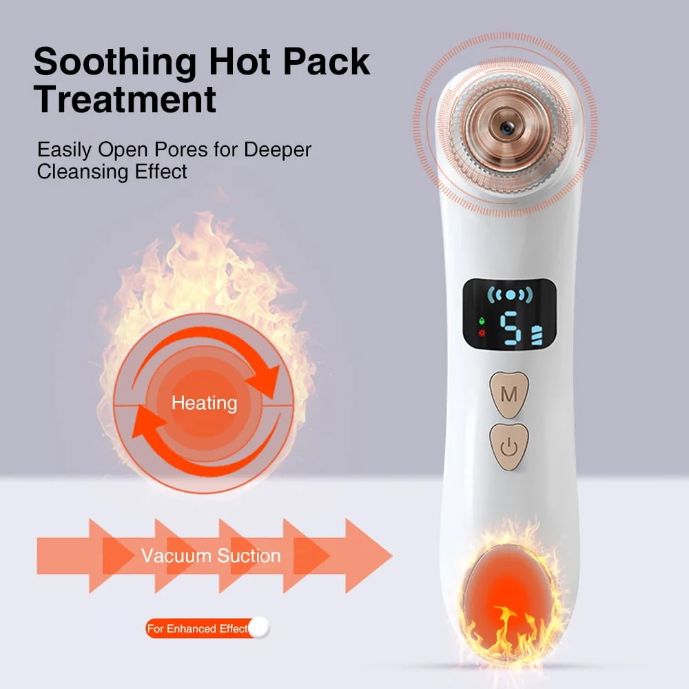 RUTAWZ Blackhead Remover Vacuum with Camera, Facial and Nose Pore Cleaner Pore Extractor Pimple Extractor,6 Probes Blackhead Vacuum Cleaners Kit Electric Acne Extractor, Skin Care Tool