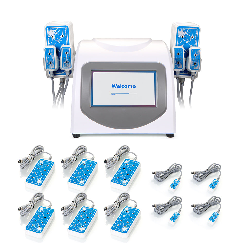Professional 635nm-650nm Anti-cellulite LED Laser 10 Pads Anti Cellulite Machine