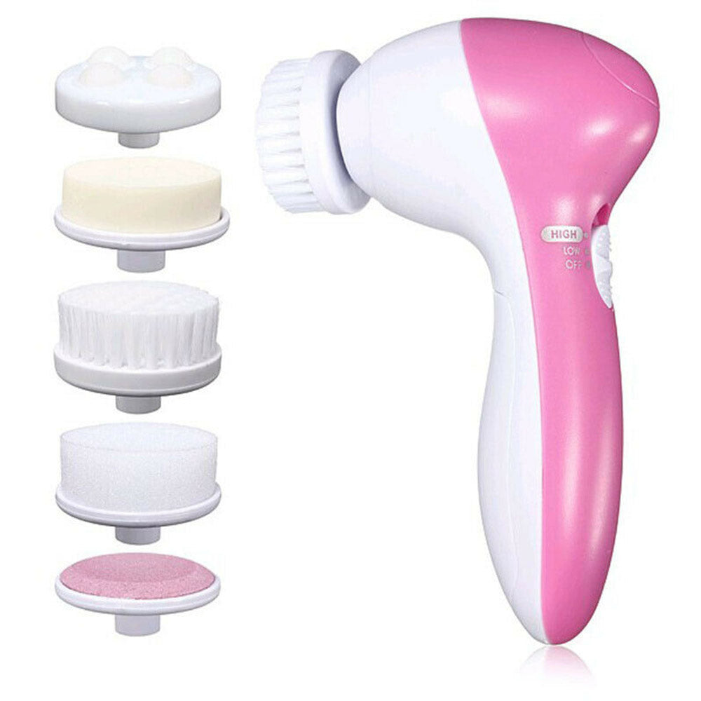5In1 Multifunctional Electric Facial Cleansing Brush Spa Skin Care