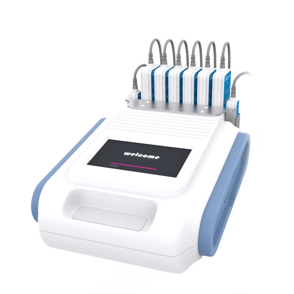 Dual Wavelength 650nm & 980nm Diode  Lipo Lase Slimming Machine 6big 2small Pad