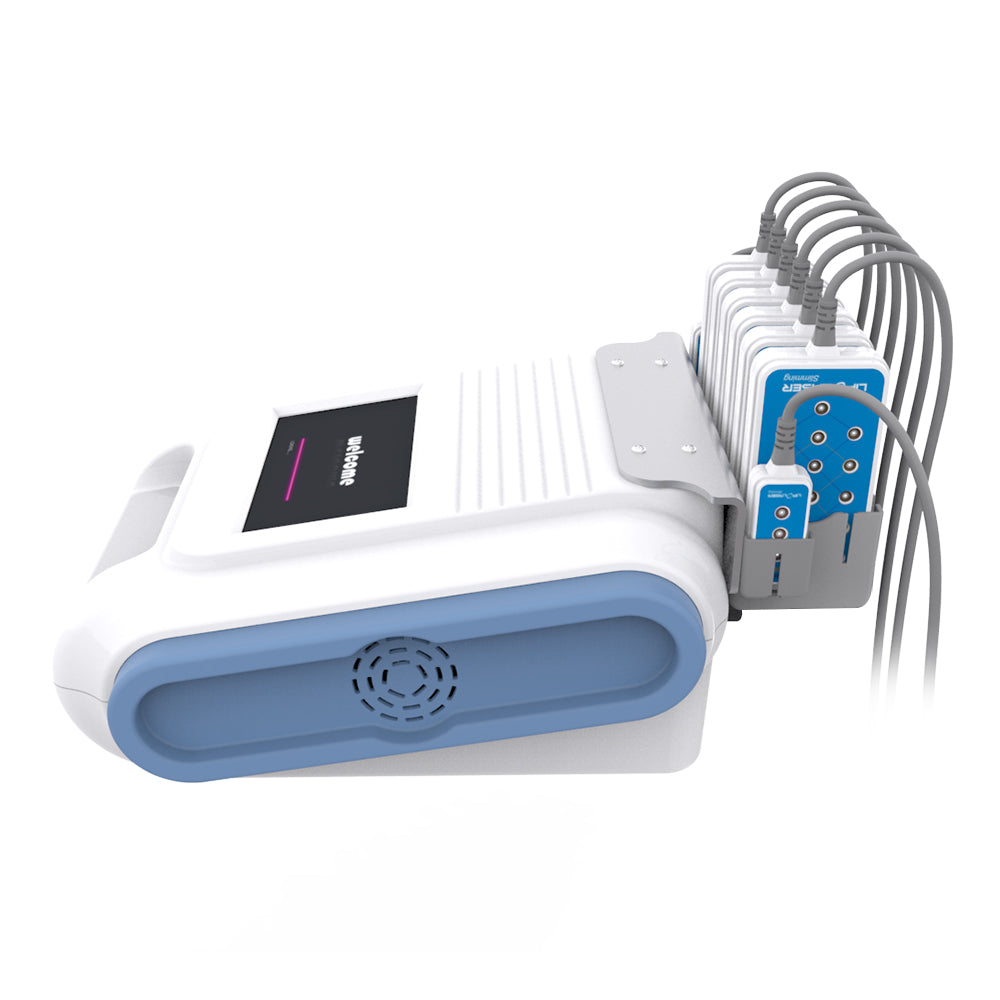 Dual Wavelength 650nm & 980nm Diode  Lipo Lase Slimming Machine 6big 2small Pad