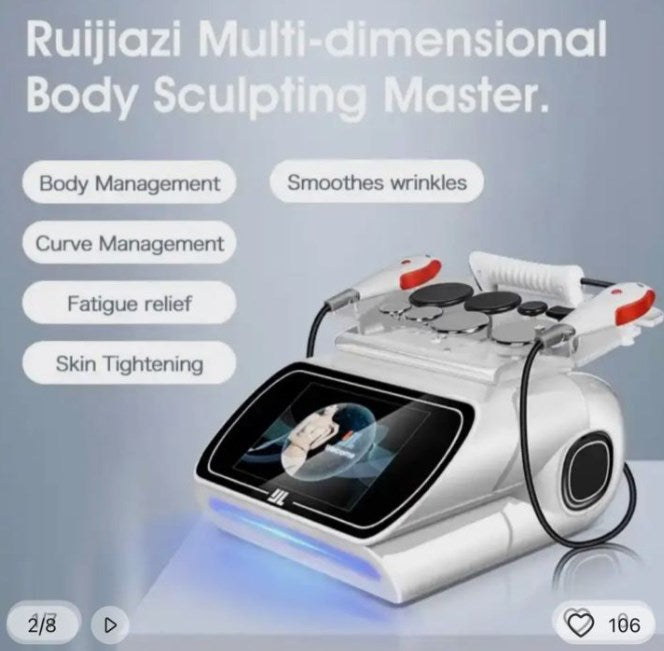 3 In 1 Tecar Therapy Machine With CET RET Massage Gun For Body & Face Management