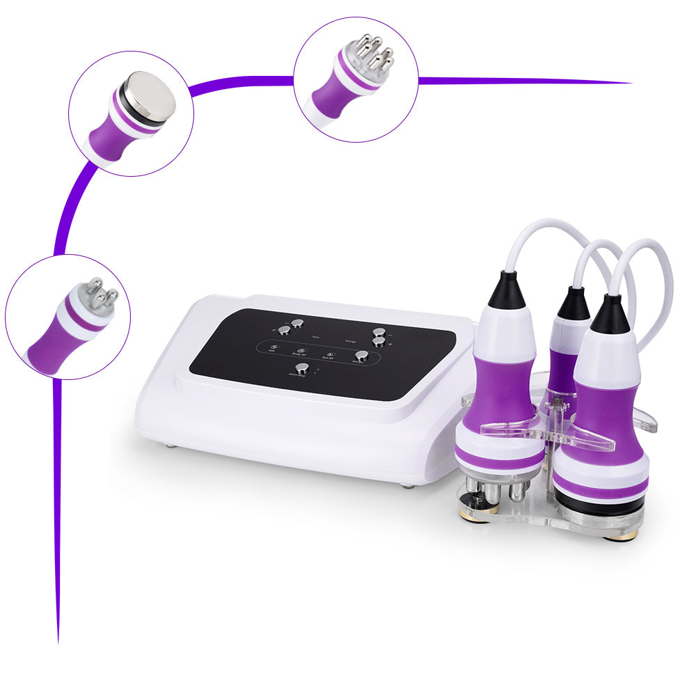 Newest Powerful 3 In1 40K Cavitation Ultrasonic Slimming Radio Frequency Skin Lift Sextupole Fat Loss Device Spa