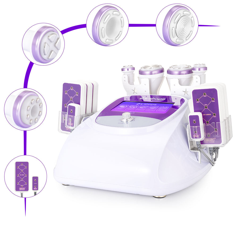 New 30K Cavitation S Shape Machine with 160MW Lipo Laser