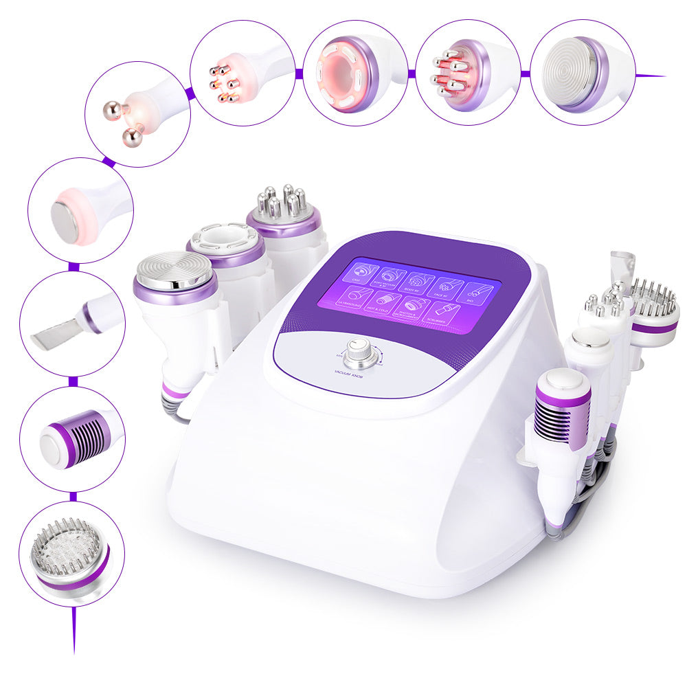 9 IN 1 Cavitation 2.5 Ultrasonic 40K Radio Frequency Ultrasound Skin Care Lifting Body Slimming Cellulite Reduction Machine