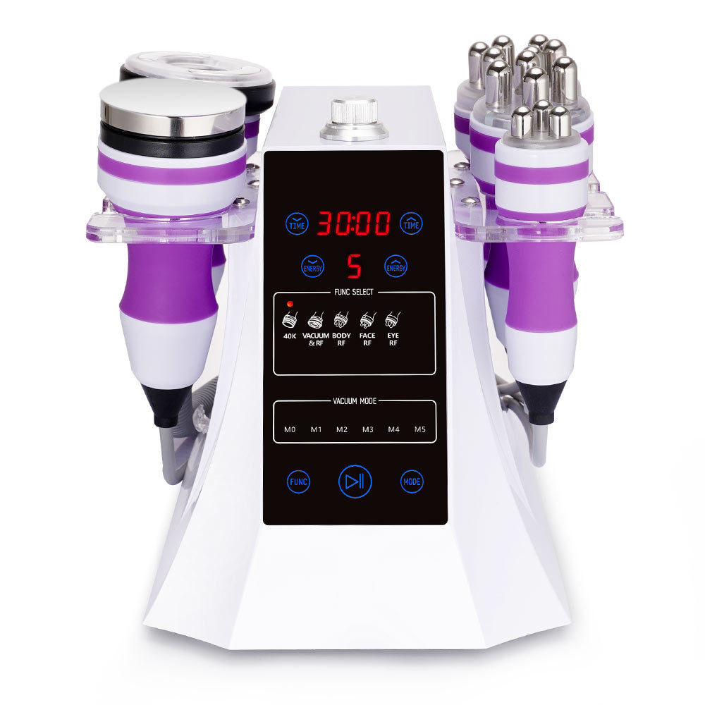 Black Friday 5 In 1 40K Ultrasonic Cavitation Vacuum RF Machine With Red Light Therapy Belt