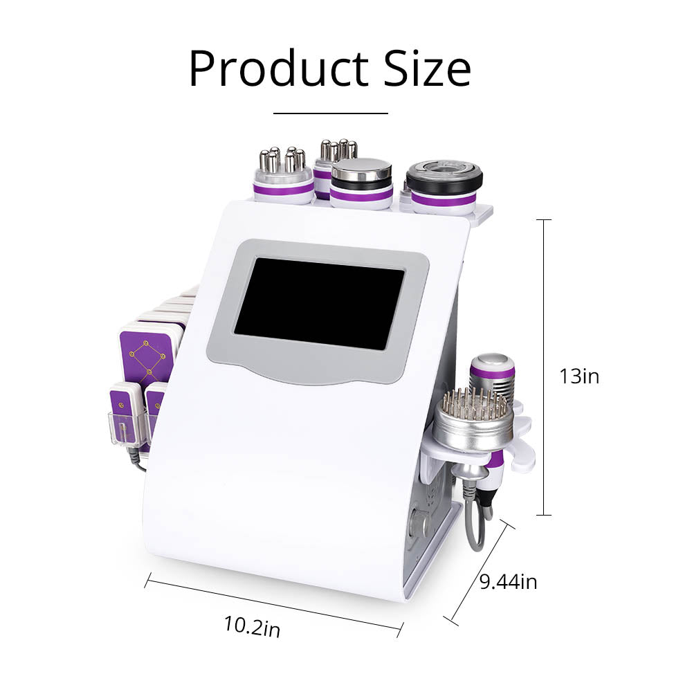 9 In 1 Ultrasonic Cavitation Body Sculpting Machine with Lipo laser