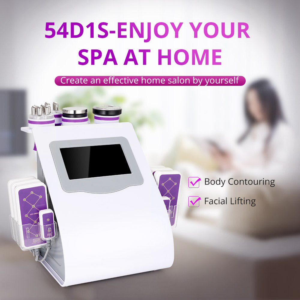 Aristorm 6 In 1 Cavitación Machine, Body Massage Machine 2.0 40K Vacuum Body Sculpting Beauty Machine, Face Body Skin Care Massager for Salon,Spa,Home Use