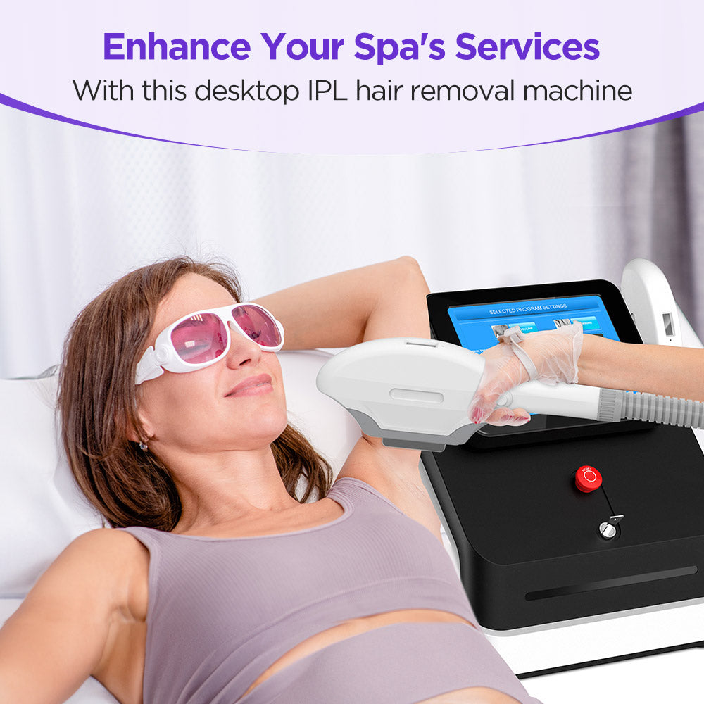 IPL Hair Removal Machine Painless Lasting Hair Removal Desk-Type For BeautySalon