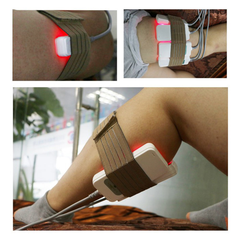 Dual Wavelength 650nm & 980nm Diode  Lipo Lase Slimming Machine 6big 2small Pad