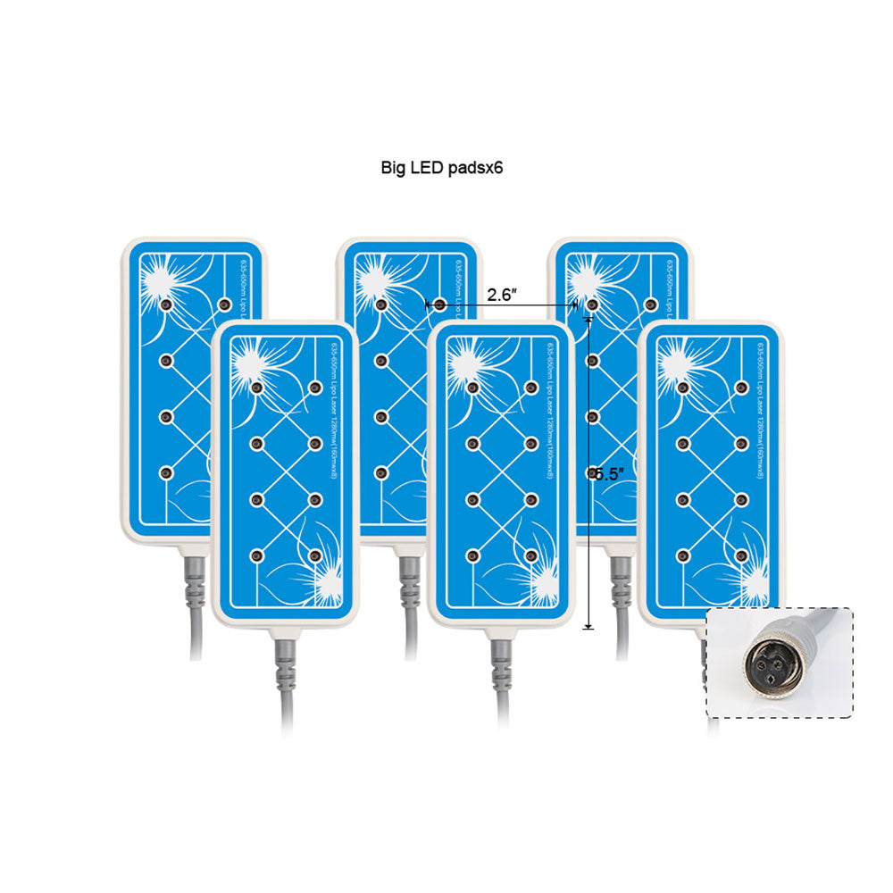 Professional 635nm-650nm Anti-cellulite LED Laser 10 Pads Anti Cellulite Machine