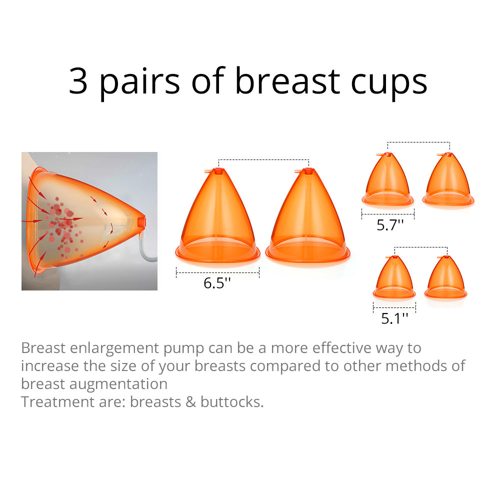 150ML XL Cups Body Massage Vacuum Therapy Butt Cupping Machine Breast Enlargement Machine