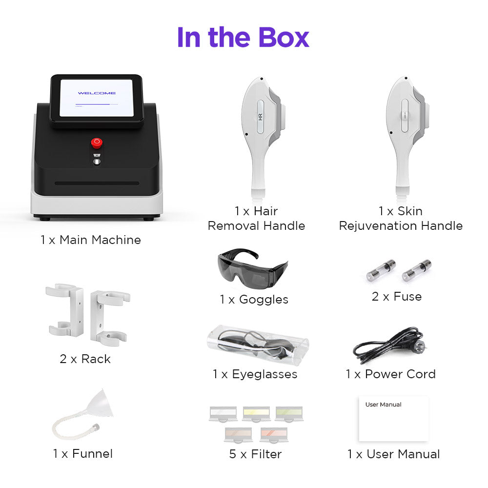IPL Hair Removal Machine Painless Lasting Hair Removal Desk-Type For BeautySalon