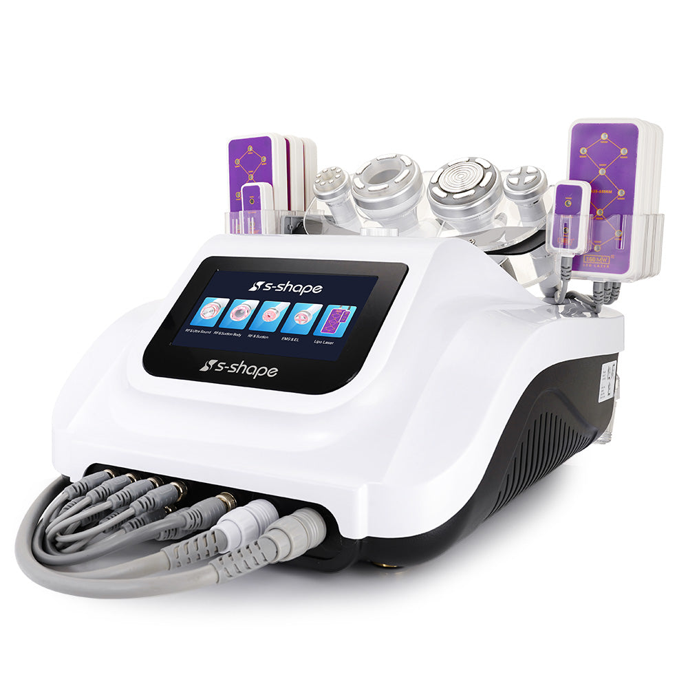 Aristorm 30K Body Massage Machine with Vacuum Suction Handle for Arms Belly Waist Legs Body Care Machine for Beauty Salon
