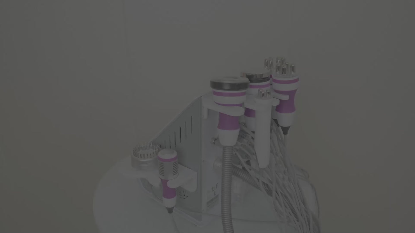 Load and play video in Gallery viewer, 9 In 1 Ultrasonic Cavitation Body Sculpting Machine with Lipo laser