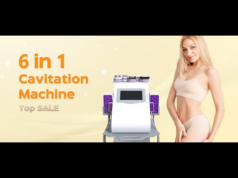 Load and play video in Gallery viewer, 6 in 1 Ultrasonic Cavitation Machine for Body Sculpting