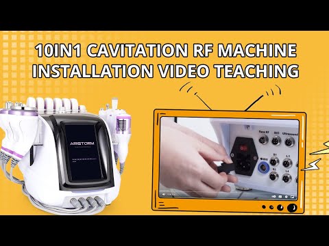 Load and play video in Gallery viewer, 10In1 Ultrasonic Cavitation Slimming Radio Frequency Vacuum Photon Bio Microcurrent LipoLaser Shaping Machine