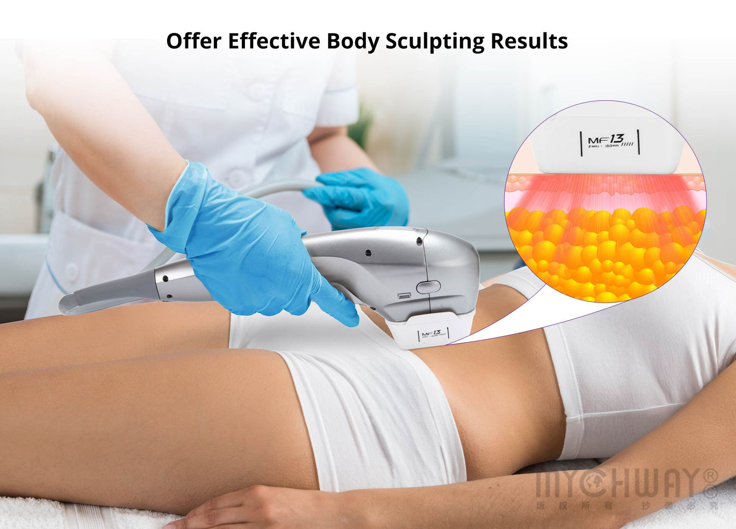 7D High Intensity Focused Ultrasound Face Lifting Skin Rejuvenation Hifu Machine