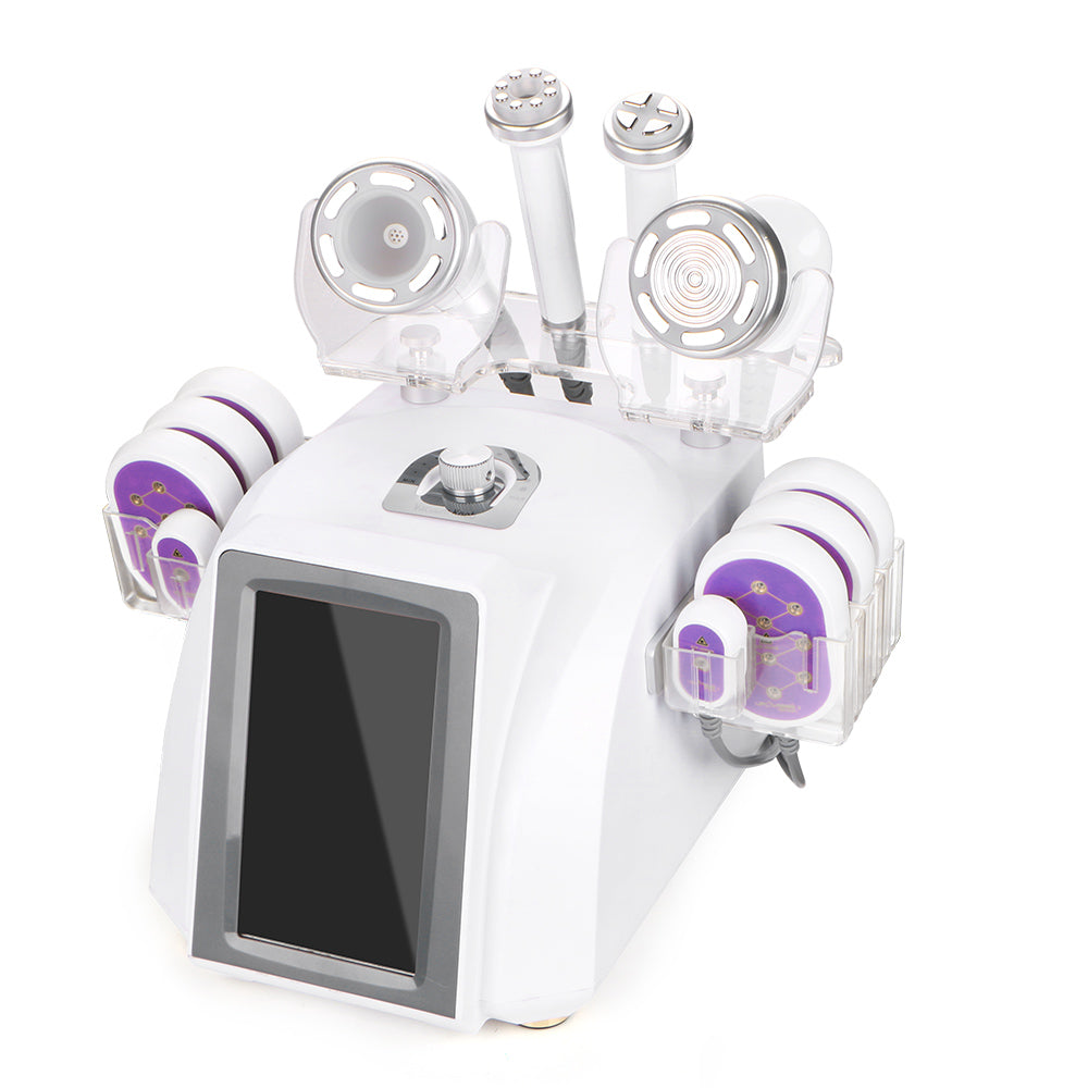 30K Cavitation+Radio Frequency+ EMS Electroporation+Vacuum+Lipo Laser Slimming Face&Body Care Beauty Machine