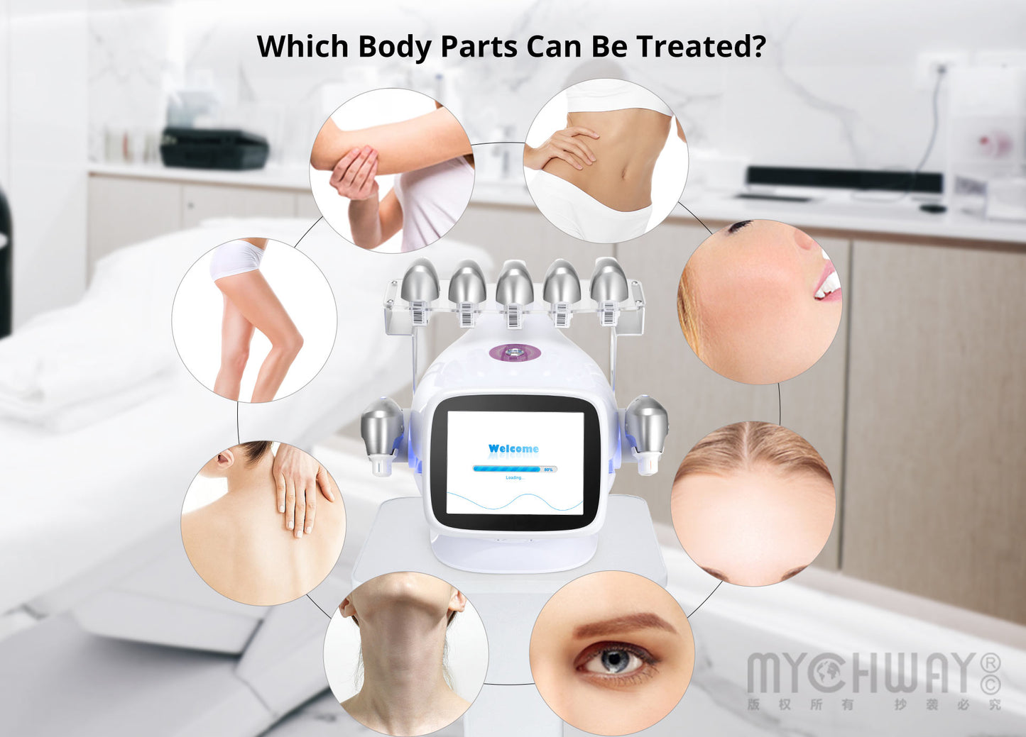 7D High Intensity Focused Ultrasound Face Lifting Skin Rejuvenation Hifu Machine