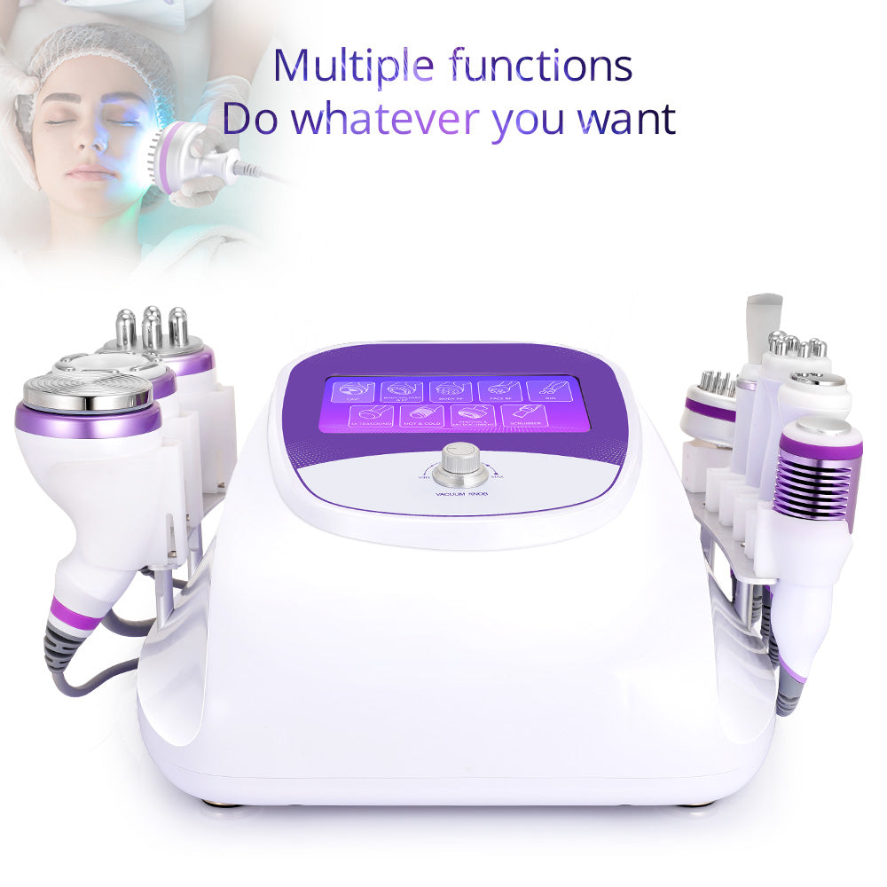9 IN 1 Cavitation 2.5 Ultrasonic 40K Radio Frequency Ultrasound Skin Care Lifting Body Slimming Cellulite Reduction Machine