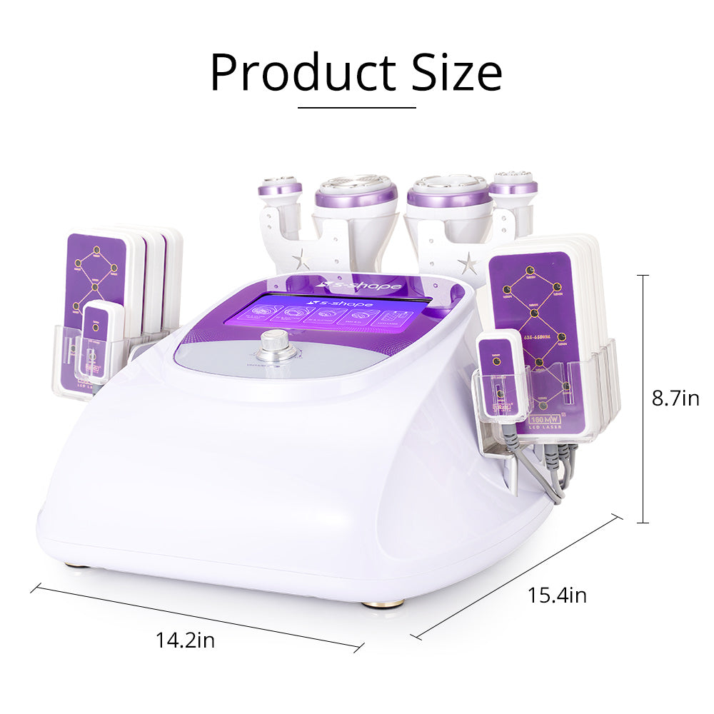 New 30K Cavitation S Shape Machine with 160MW Lipo Laser