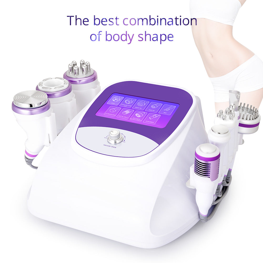 9 IN 1 Cavitation 2.5 Ultrasonic 40K Radio Frequency Ultrasound Skin Care Lifting Body Slimming Cellulite Reduction Machine