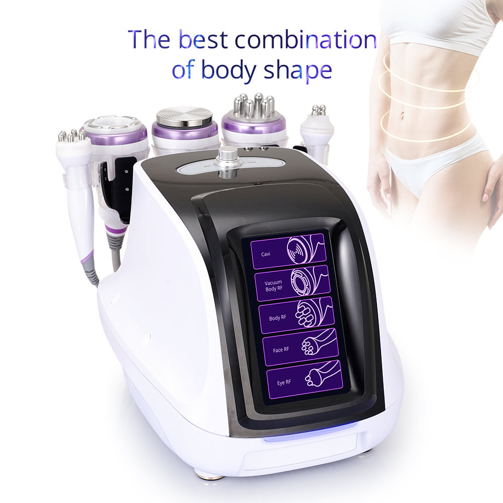 5 In 1 Ultrasonic Cavitation 40K Radio Frequency Radio Frequency Anti Cellulite Body Contouring Device