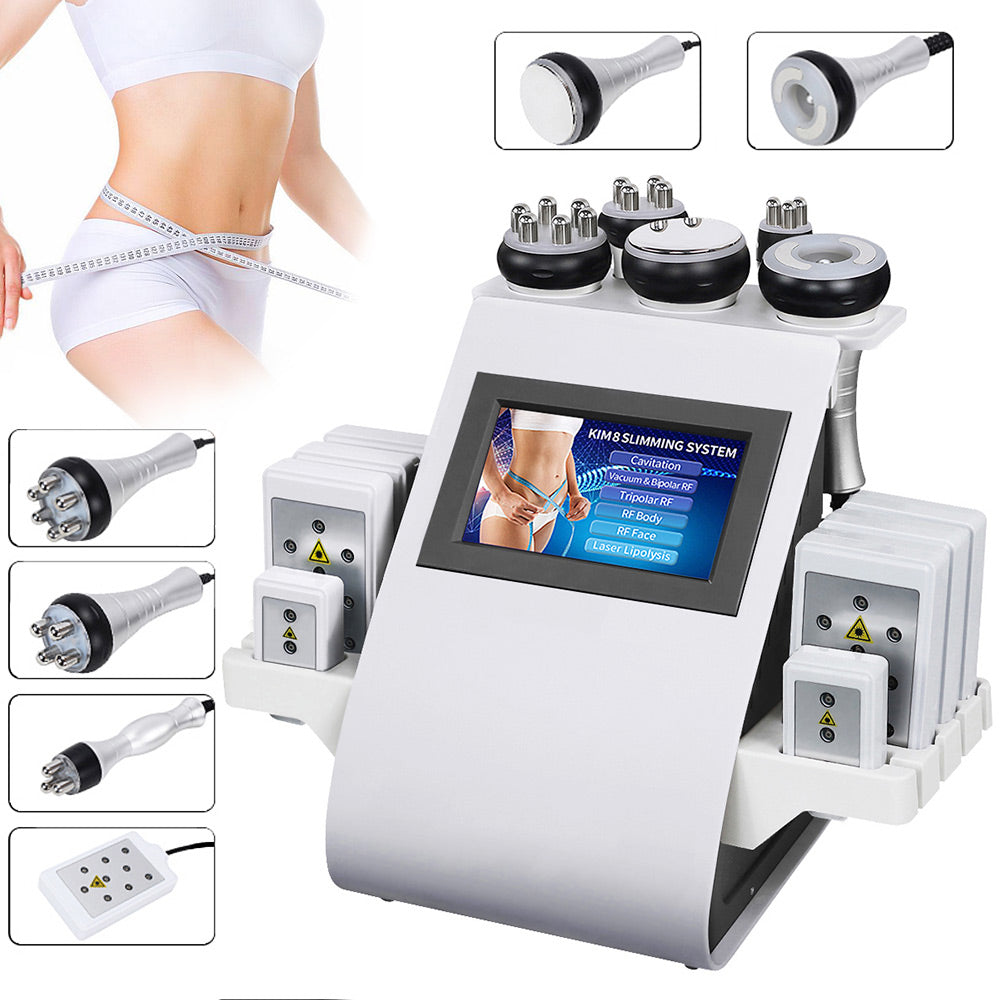 6 In 1 Laser Lipo Cavitation Weight Loss Vacuum Radio Frequency RF 40K