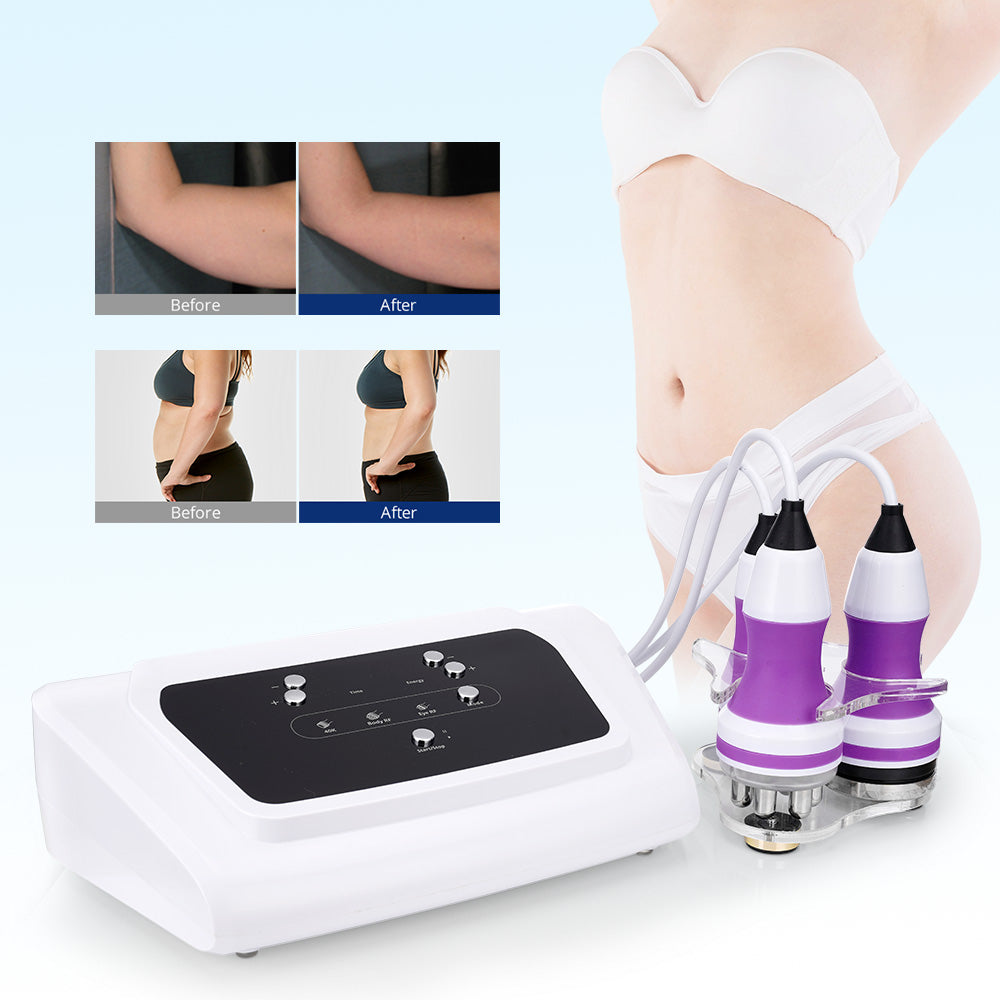 Newest Powerful 3 In1 40K Cavitation Ultrasonic Slimming Radio Frequency Skin Lift Sextupole Fat Loss Device Spa