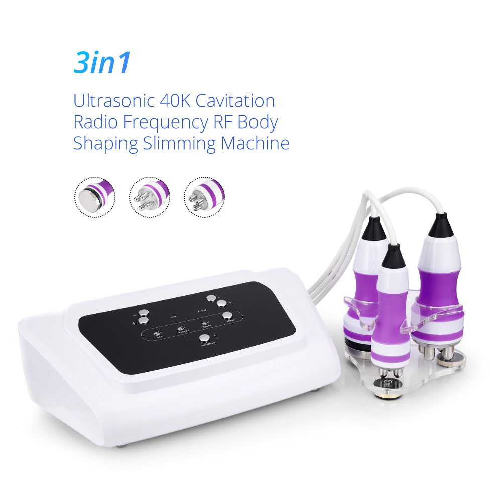 Ultrasonic 40K Cavitation Radio Frequency Radio Frequency 3 In1 Body Shaping Slimming Machine