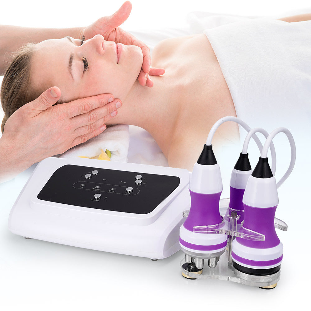 Newest Powerful 3 In1 40K Cavitation Ultrasonic Slimming Radio Frequency Skin Lift Sextupole Fat Loss Device Spa