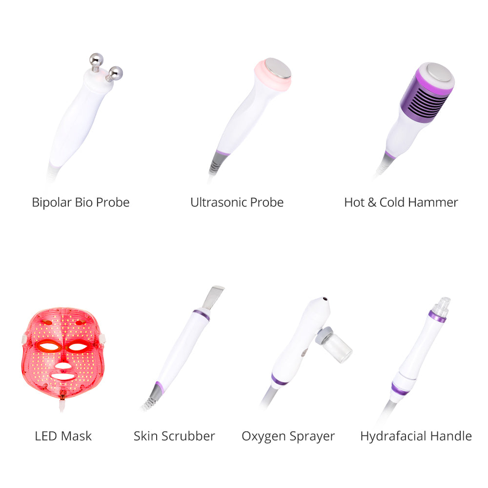 7-in-1 Facial Cleaner Hydro Dermabrasion Spa Dermabrasion Ultrasound Skin Care Beauty Machine