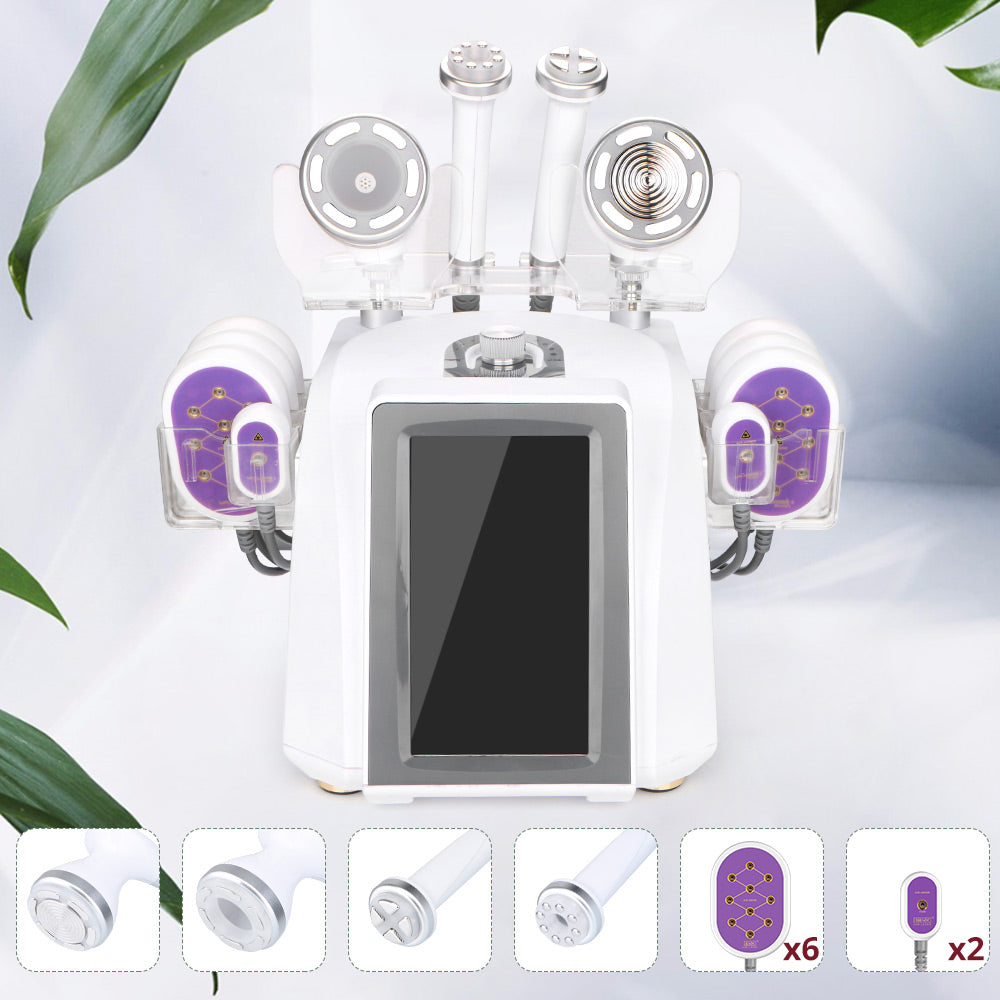 30K Cavitation+Radio Frequency+ EMS Electroporation+Vacuum+Lipo Laser Slimming Face&Body Care Beauty Machine