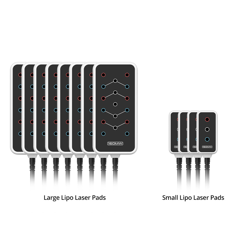 6D Lipo Laser Pads Machine With 6 Wavelengths 12 160mW Pads For Body Sculpting Body slimming Body Contouring