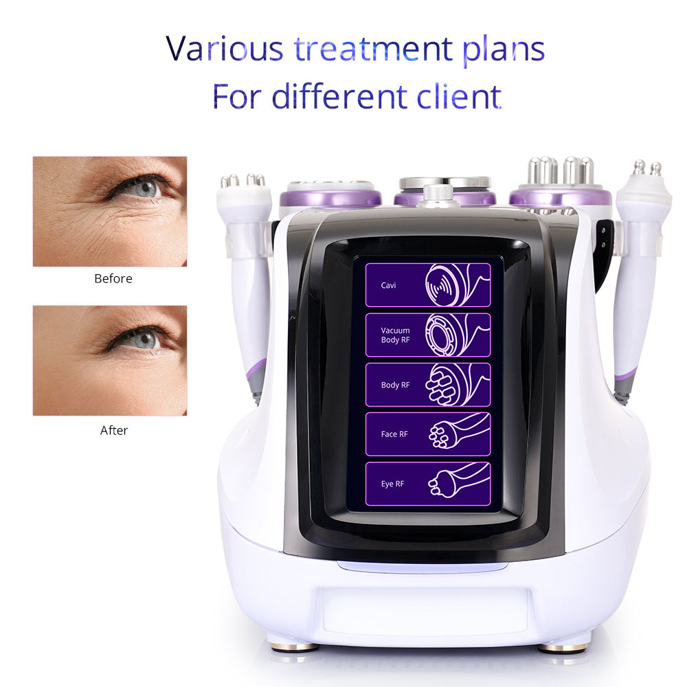 5 In 1 Ultrasonic Cavitation 40K Radio Frequency Radio Frequency Anti Cellulite Body Contouring Device