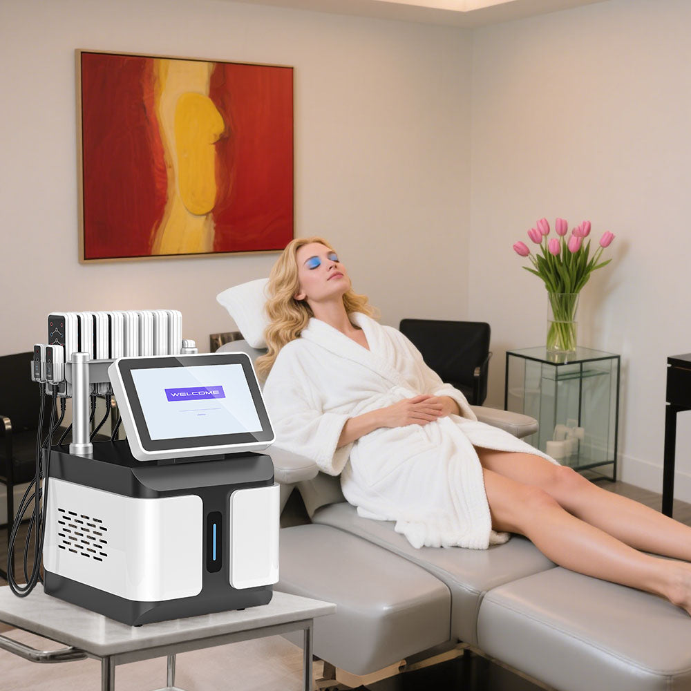 6D Lipo Laser Pads Machine With 6 Wavelengths 12 160mW Pads For Body Sculpting Body slimming Body Contouring