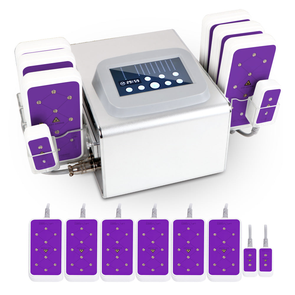 New 650NM LED Laser 5MW LED Laser Slimming Machine 4big 2 Small Pads 320MW