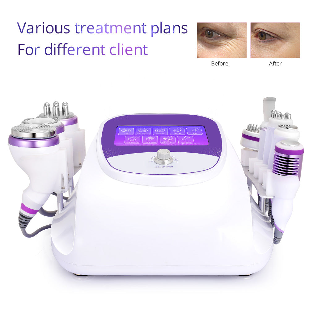 9 IN 1 Cavitation 2.5 Ultrasonic 40K Radio Frequency Ultrasound Skin Care Lifting Body Slimming Cellulite Reduction Machine
