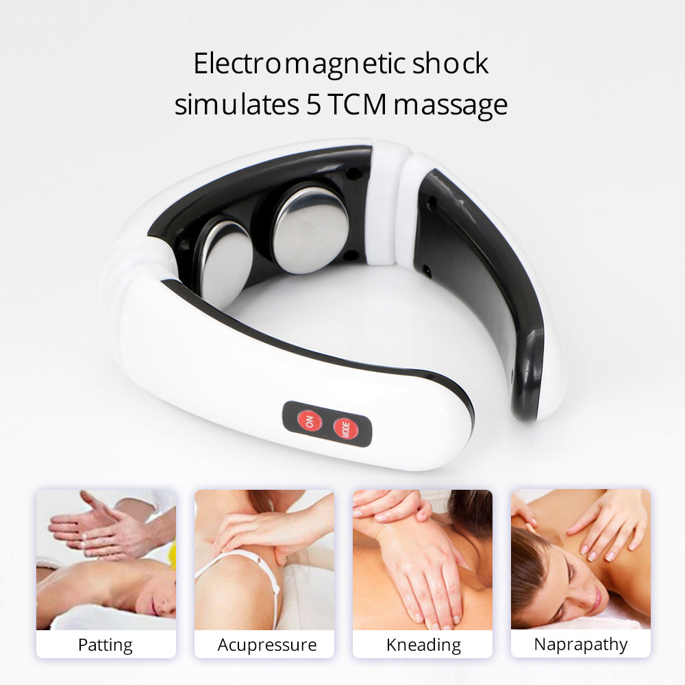 Pro Electric Cervical Neck Massager Body Shoulder Relax Massage Relieve Pain