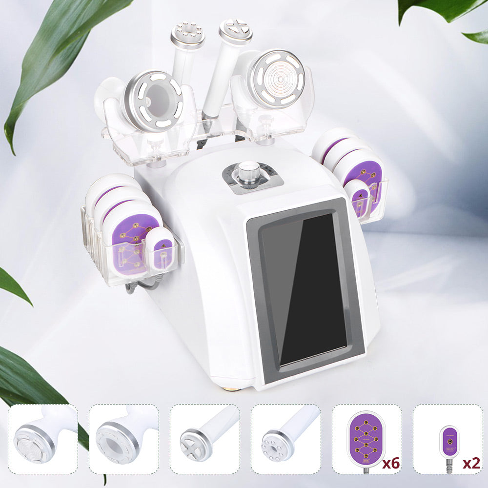 30K Cavitation+Radio Frequency+ EMS Electroporation+Vacuum+Lipo Laser Slimming Face&Body Care Beauty Machine