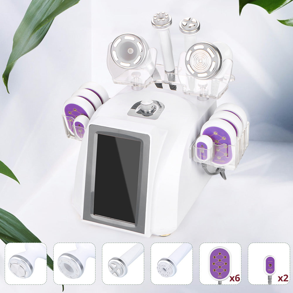 30K Cavitation+Radio Frequency+ EMS Electroporation+Vacuum+Lipo Laser Slimming Face&Body Care Beauty Machine