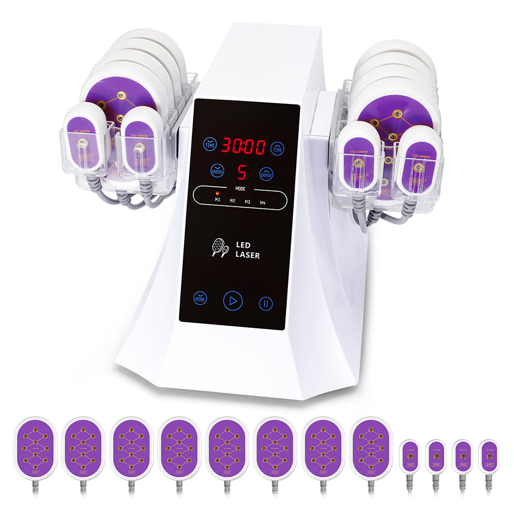 12 Pads 5NW Lipo Laser Body Slimming Fat Burning Beauty Spa Machine