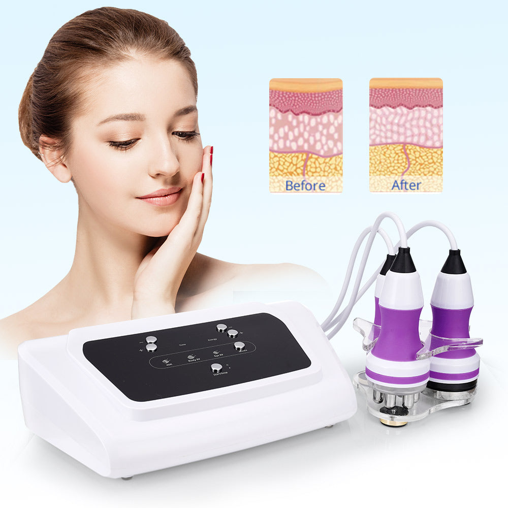 Newest Powerful 3 In1 40K Cavitation Ultrasonic Slimming Radio Frequency Skin Lift Sextupole Fat Loss Device Spa