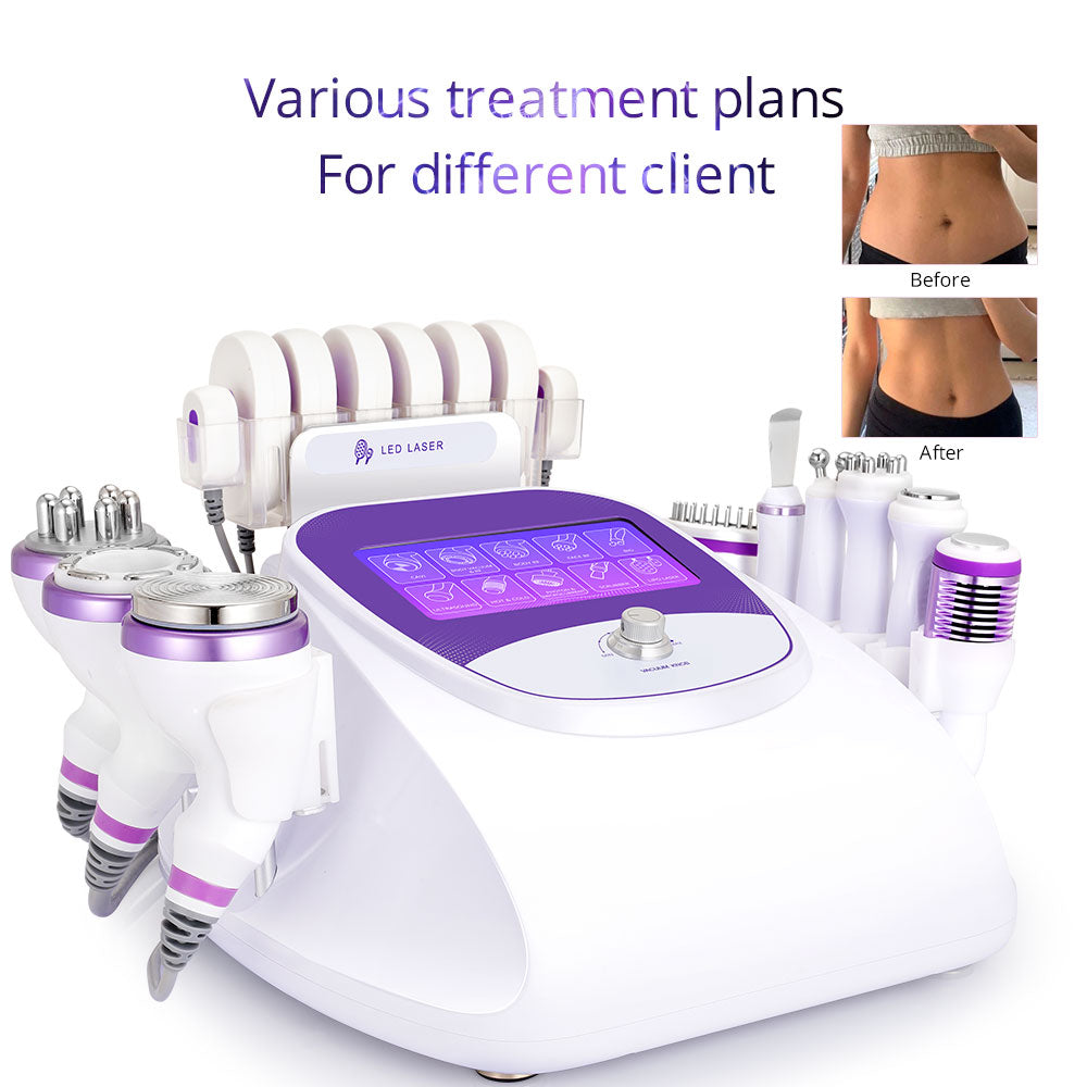 10IN1 Aristorm 40k Cavitation 2.5 Radio Frequency Skin Tightening Ultrasound Blackhead Removal Skin Scrubber Facial Machine