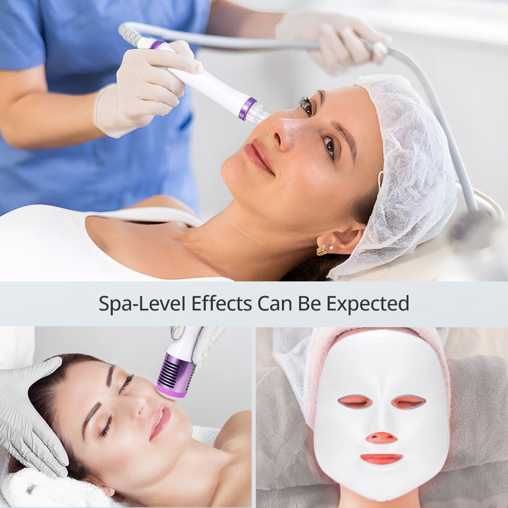 7-in-1 Facial Cleaner Hydro Dermabrasion Spa Dermabrasion Ultrasound Skin Care Beauty Machine
