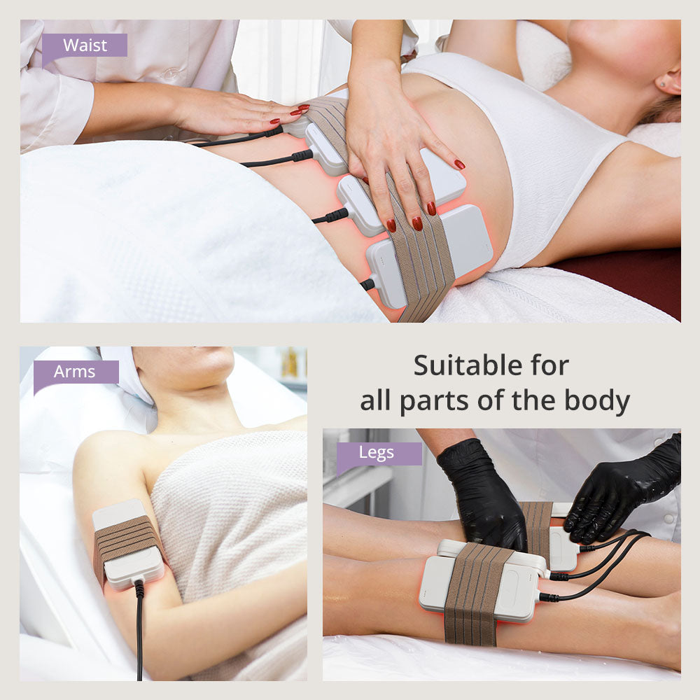 6D Lipo Laser Pads Machine With 6 Wavelengths 12 160mW Pads For Body Sculpting Body slimming Body Contouring