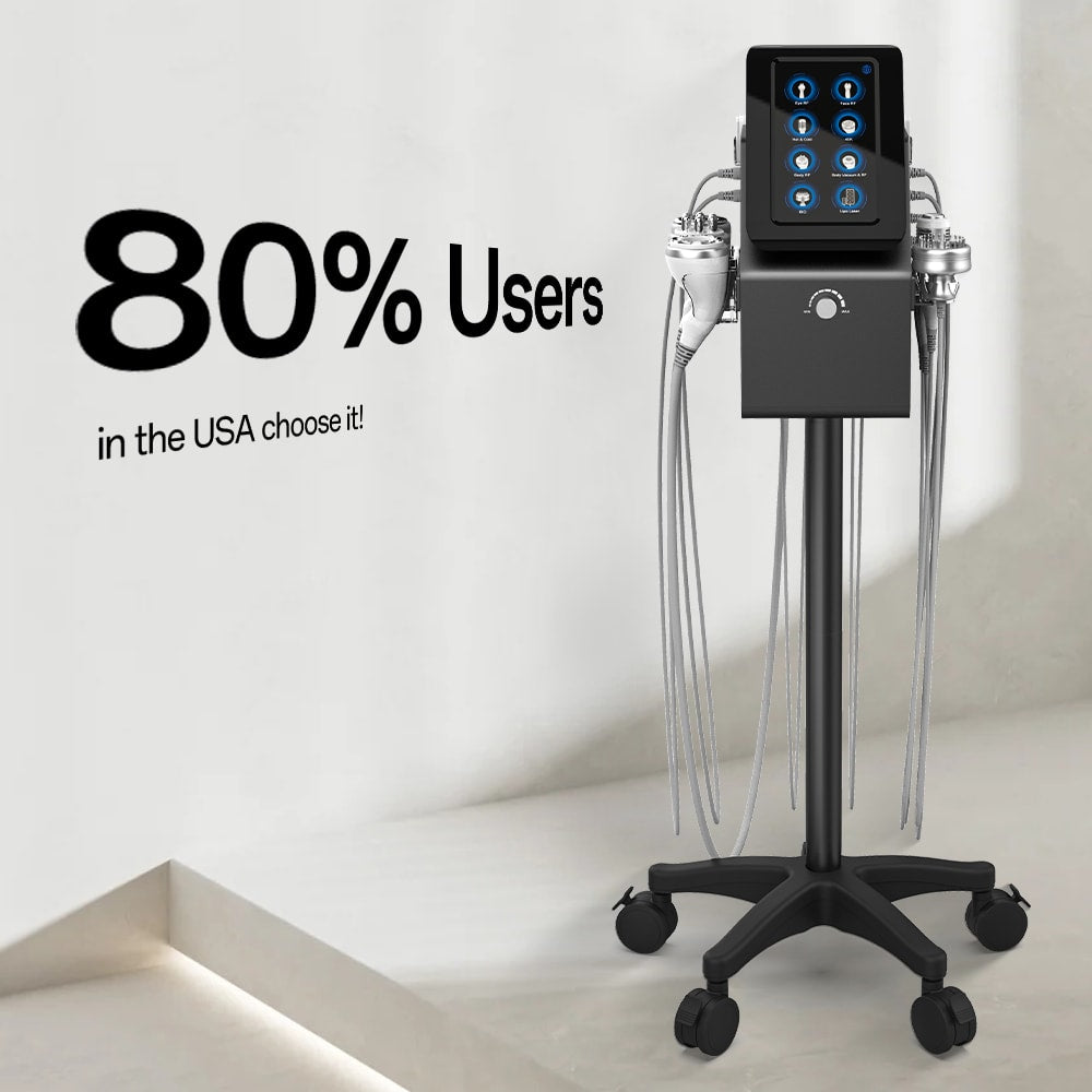 Professional 9-in-1 40k Lipo Cavitation Machine For Body Sculpting & Facial Care