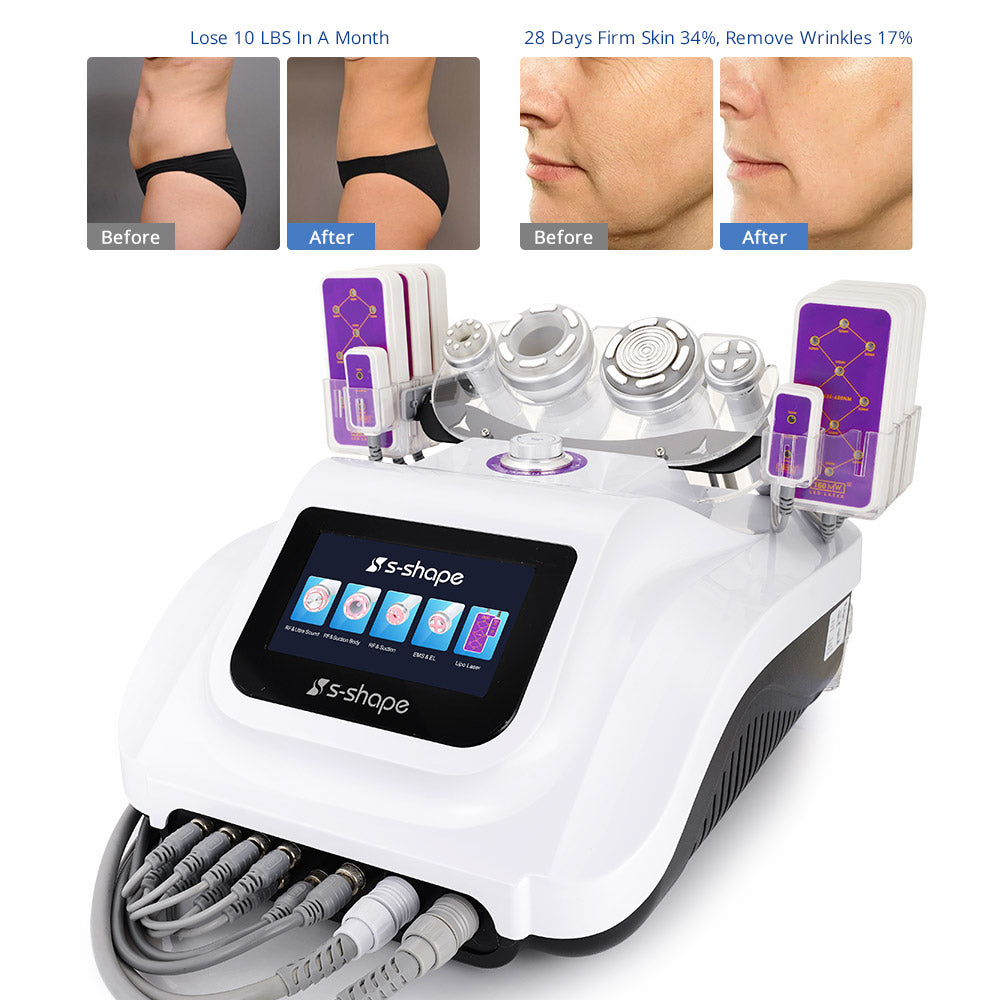30k Cavitation Fat Removal Machine with 160mw Lipo Laser